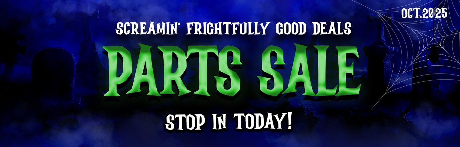Spring Parts Sale at White Lightning Harley-Davidson